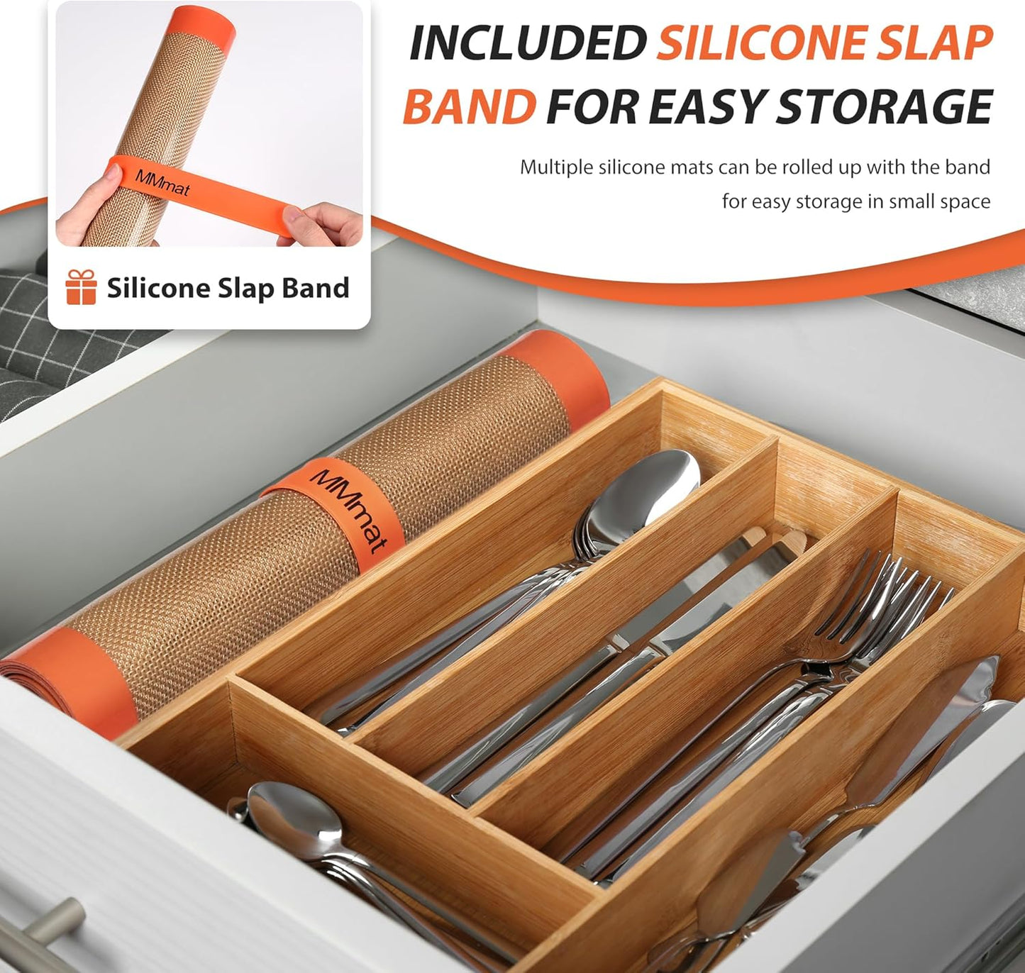 Silicone Baking Mats - Best German Silicone, Non Slip Baking Sheet, Non Stick Reusable Silicone Mats For Baking, Food Grade Oven Liner, Counter Mat, Set of 6