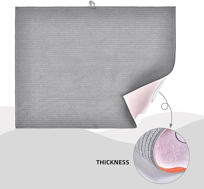 Mexican Tilt Dish Drying Mat For Kitchen Counter Absorbent Large Kitchen Fast - Image 5