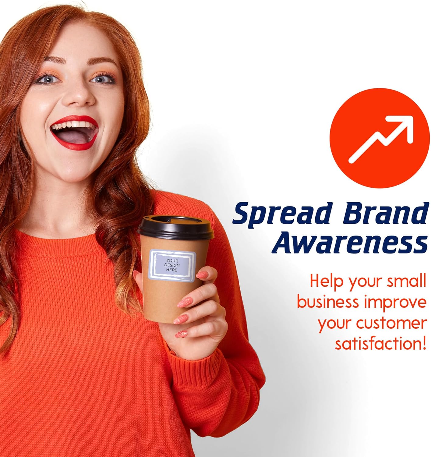 100 Custom Vinyl Stickers - Upload Your own Image, Text, Design, Logo - Personalized Logo Labels for Handmade, Packaging, Bottle, Jars, Candle, Brand Stickers (Lavender Swirls, 4x2)