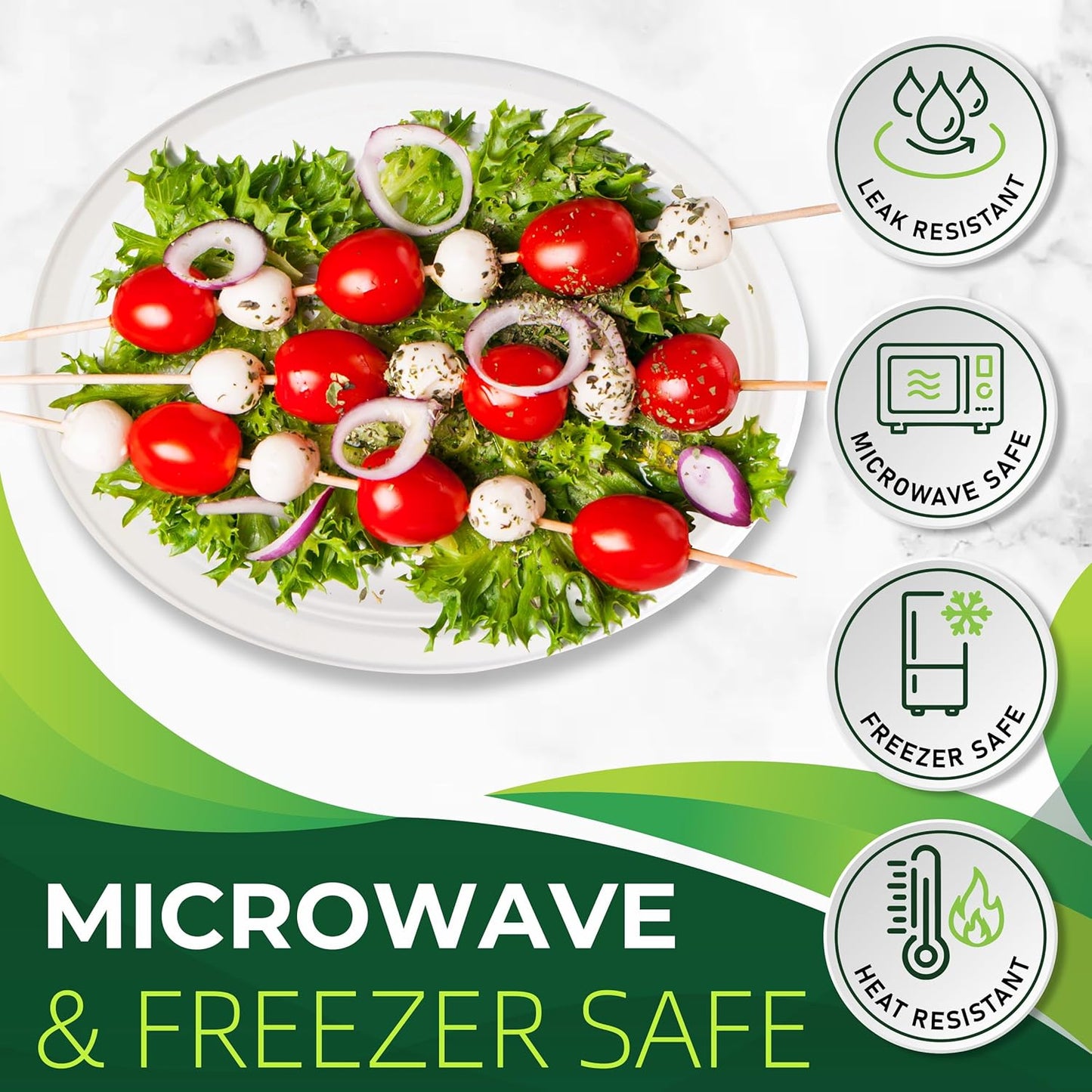 100PCS 100% Compostable White Oval Paper Plates(12in), Heavy Duty Disposable Plates, Eco-Friendly Dinner Plates, Biodegradable Salad, Meal, Dessert Plates, Perfect for Parties, Picnic, BBQ