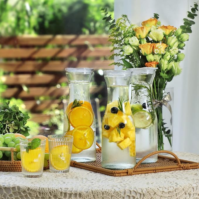 NETANY Set of 4 Glass Carafe - Image 7