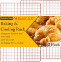 2-Pack Cooling Racks for Cooking and Baking by QukakaHomeCare