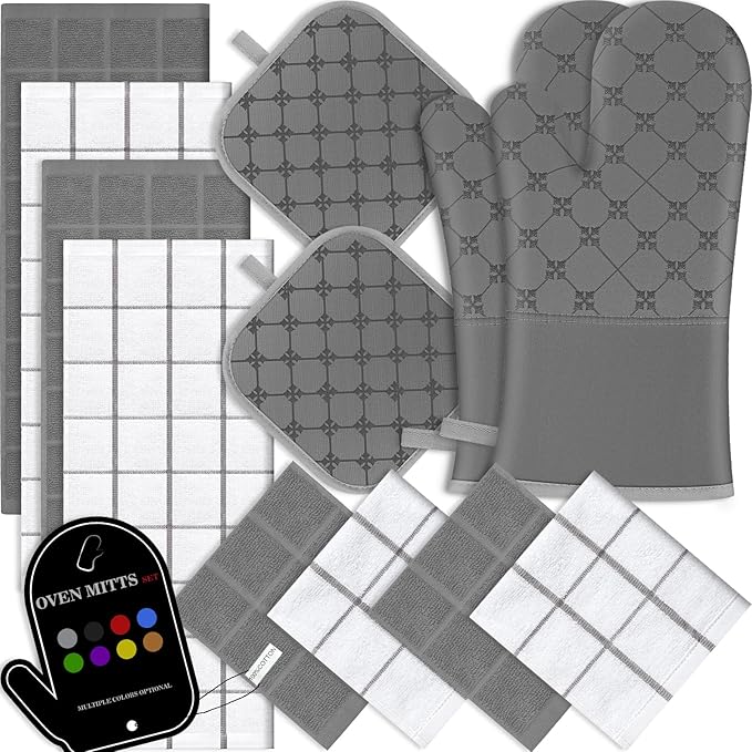 Oven Mitts Kitchen Towels Dishcloths by BSKSSK