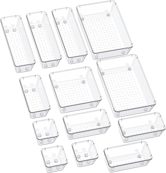 SMARTAKE 13-Piece Drawer Organizers by SMARTAKE