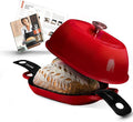 Krustic Enameled Cast Iron Dutch Oven by Unknown