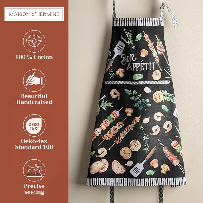 Maison d' Hermine 100% Cotton Apron - Image 2