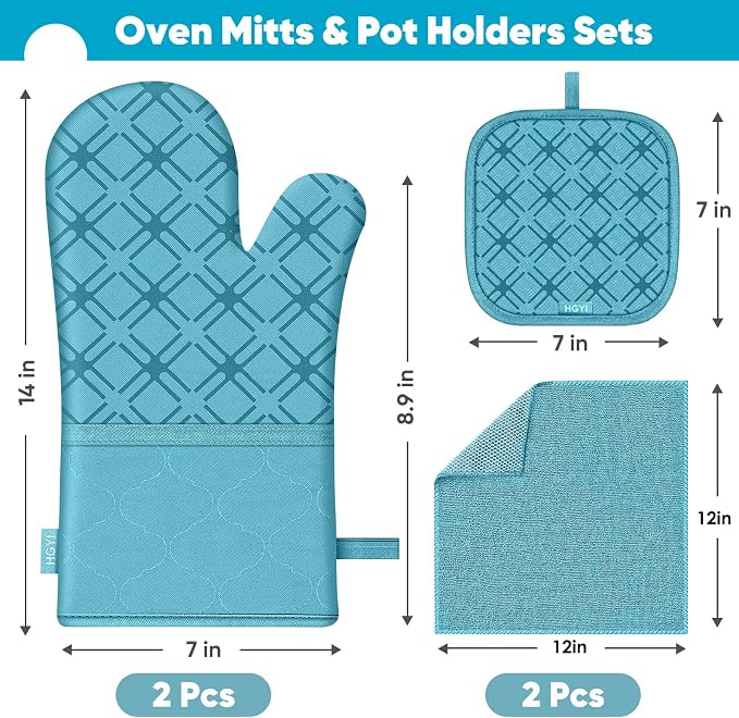 Oven Mitts and Pot Holders Set - Image 2