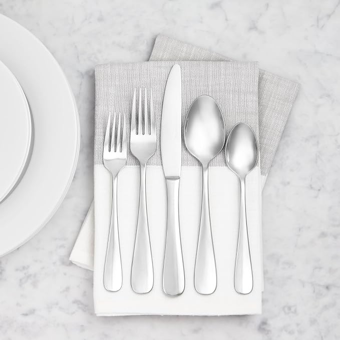 Amazon Basics Stainless Steel Dishwasher Safe Dinner Spoons - Image 7
