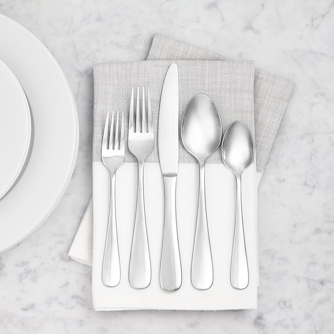 Amazon Basics Stainless Steel Dishwasher Safe Dinner Knives - Image 7