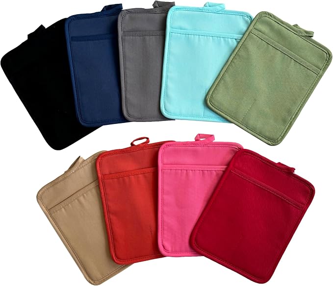 Oven Pot Holder with Pocket Cotton Heat Resistant Coaster Potholder Kitchen Hot - Image 6