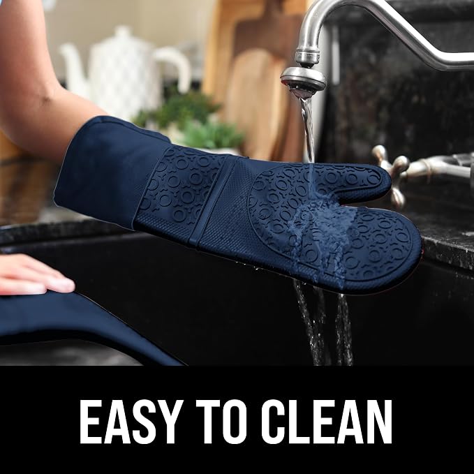 BPA-Free Soft Silicone Oven Mitts - Image 6