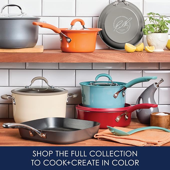 Rachael Ray Cook + Create Nonstick Frying Pan/Skillet, 12.5 Inch - Image 7