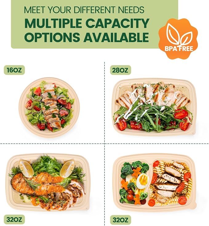 Glotoch Express 28 oz-200 Pack Meal Prep Containers - Image 9