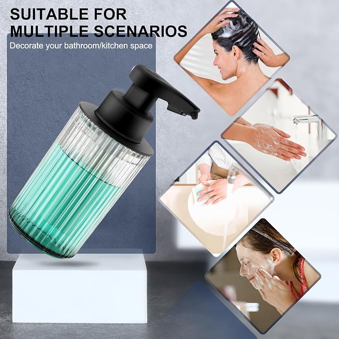 Automatic Soap Dispenser Liquid Touchless: 9oz Black Plastic - Image 6