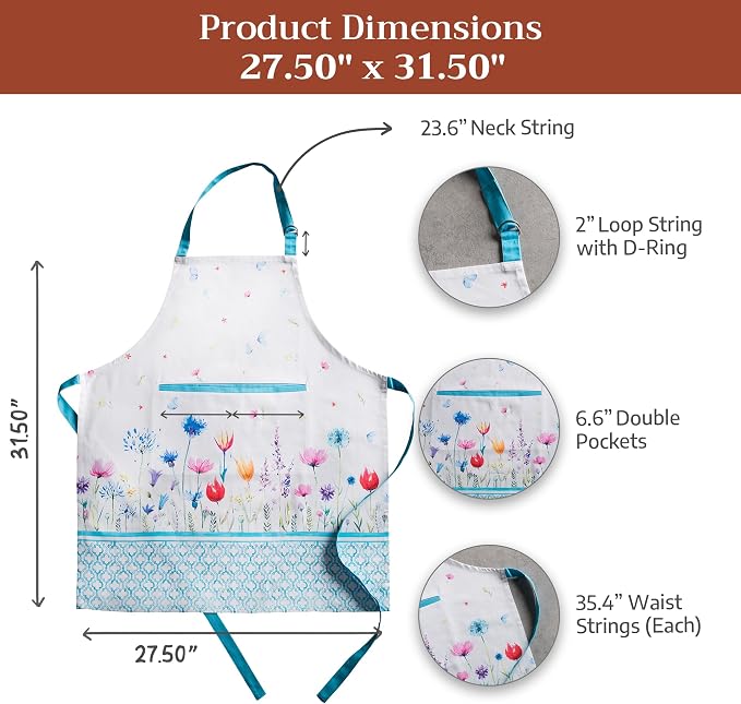 Maison d' Hermine 100% Cotton Apron - Image 7