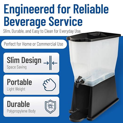 Carlisle FoodService Products Trimline Rectangular Beverage Dispenser - Image 3
