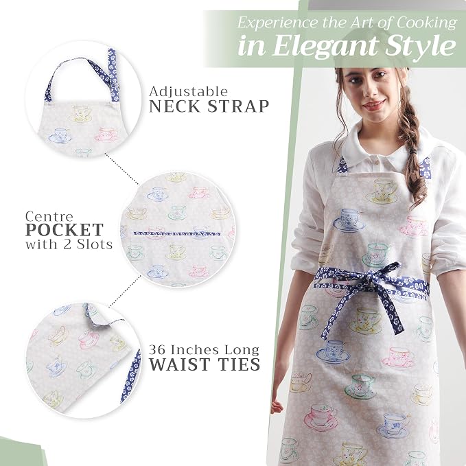 Maison d' Hermine 100% Cotton Apron - Image 5