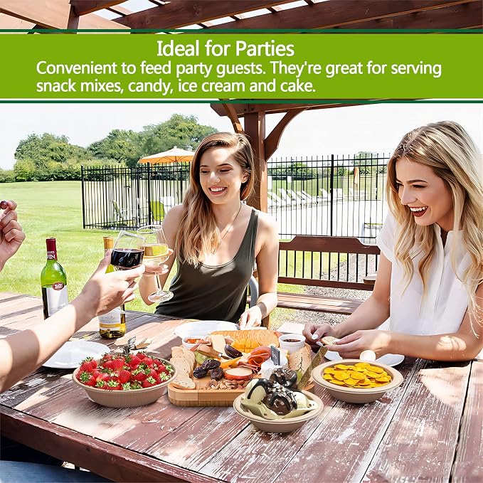 Homestockplus 24 Oz Disposable Paper Bowls - Image 7