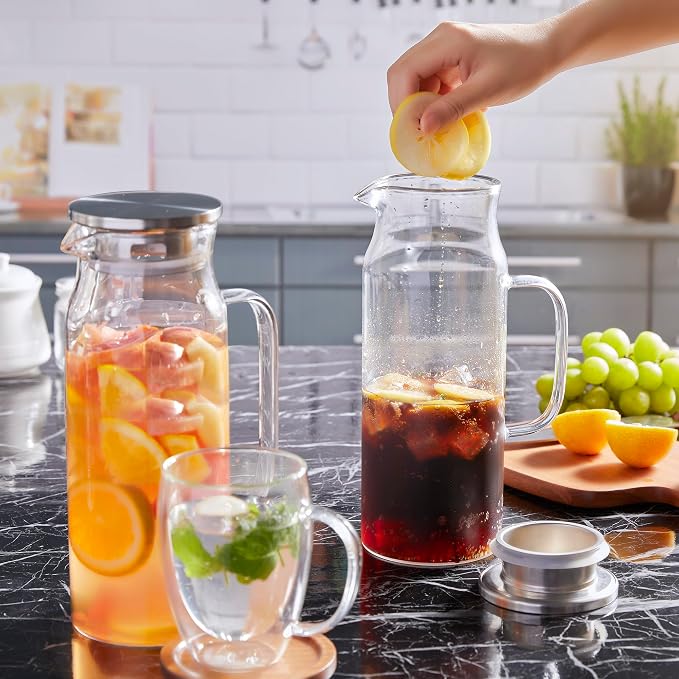 Bivvclaz 1.6 Liter 54 oz Glass Pitcher - Image 7