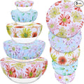 5 Pieces Bowl Covers Reusable, 5 Size Elastic Cloth Bowl Covers by Revahope