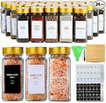 Glass Spice Jars with Label by JARXSUN