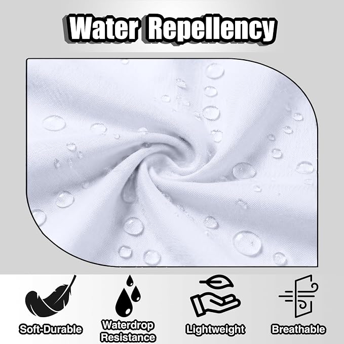 TOSHE Kitchen Apron Waterdrop Resistant Cotton Apron - Image 4