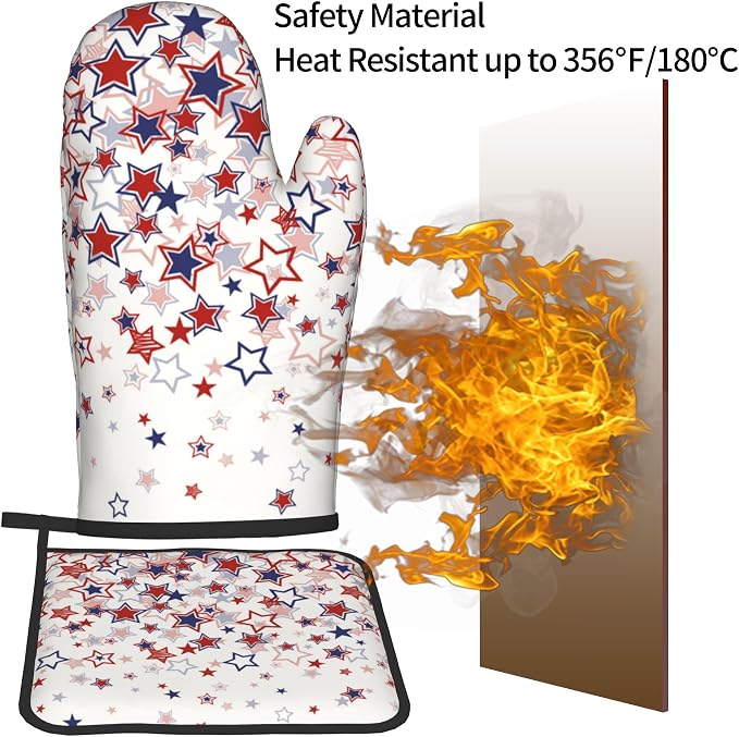 Stars Oven Mitts - Image 5