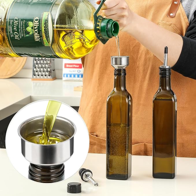AOZITA 17oz Glass Olive Oil Dispenser - Image 4
