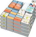DIMJ Drawer Organizer Clothes, 24 Pack Dresser Organizer, Foldable Closet by DiMJ