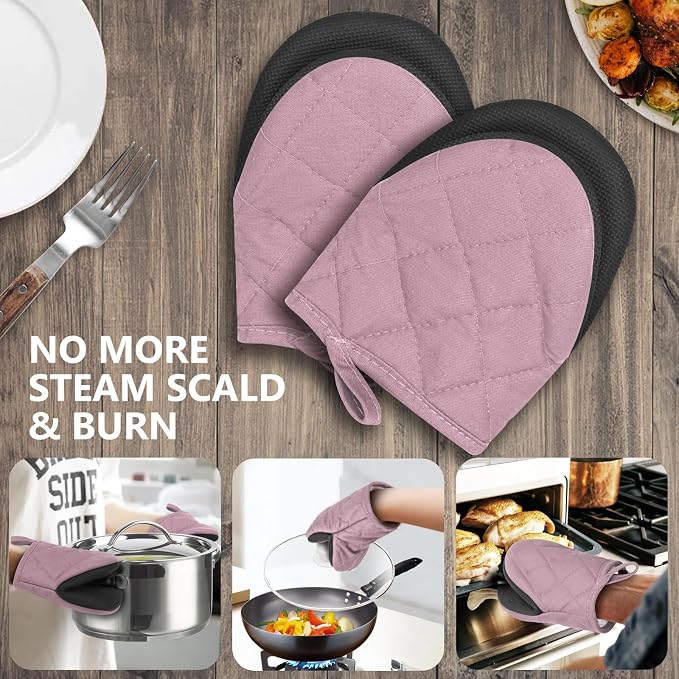 1 Pair Short Oven Mitts - Image 7