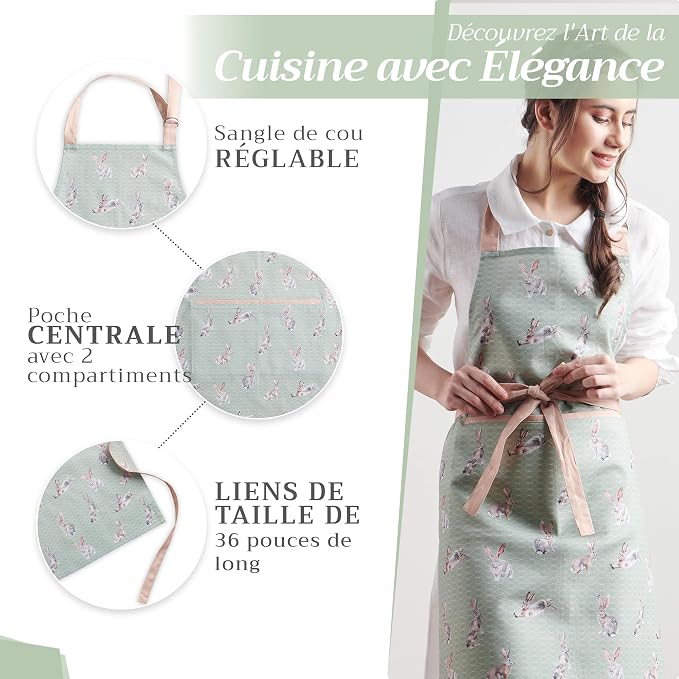 Maison d' Hermine 100% Cotton Apron - Image 5
