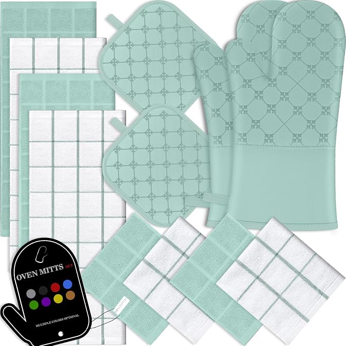 Oven Mitts Kitchen Towels Dishcloths by BSKSSK