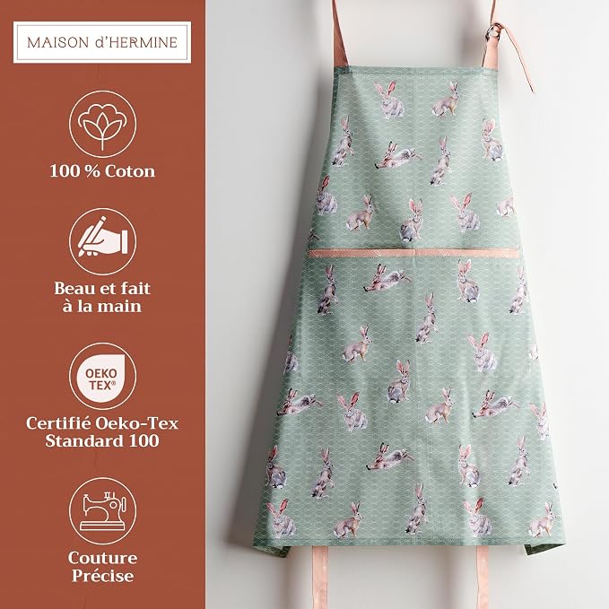 Maison d' Hermine 100% Cotton Apron - Image 2