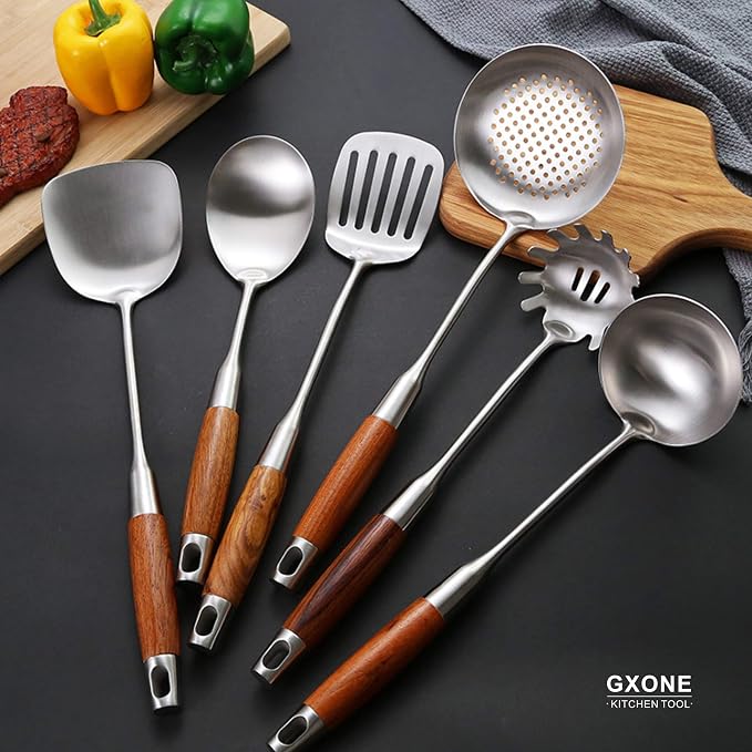 Spaghetti Spoon, 304 Stainless Steel Pasta Spoon - Image 6
