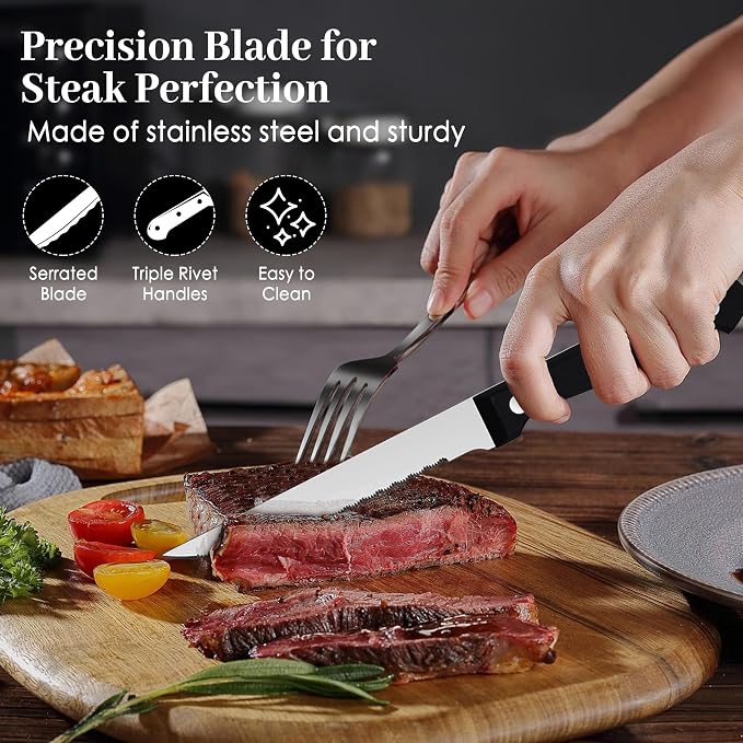 BEWOS Steak Knives Set of 16 - Image 6