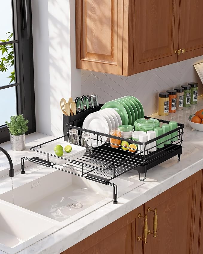 Kitsure Extendable Dish Drying Rack - Image 8