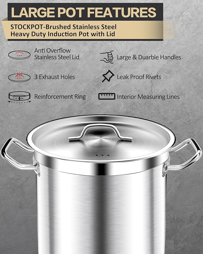 STOCKPOT Stainless Steel Stock Pot - Image 5