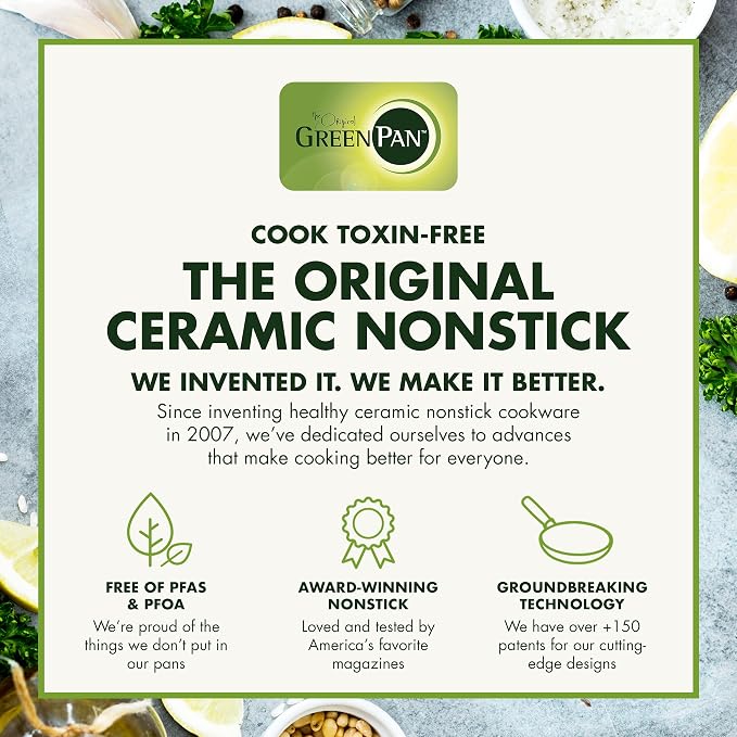 GreenPan Rio Healthy Ceramic Nonstick 2QT Saucepan Pot - Image 7
