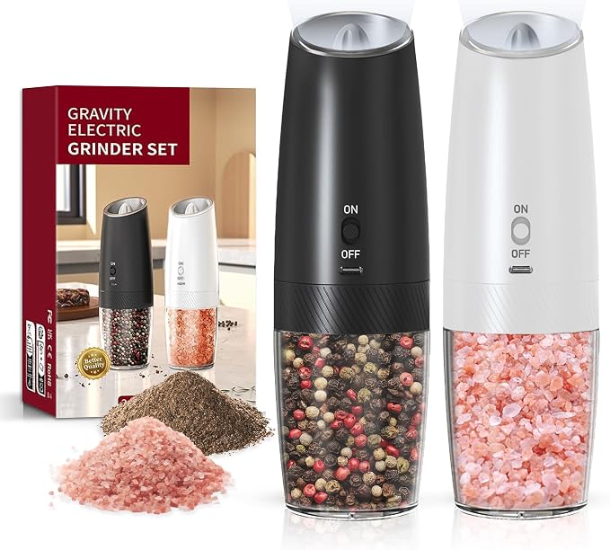 Rechargeable Salt And Pepper Grinder Set by Unknown