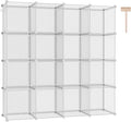 C&AHOME Cube Storage Organizer, 16-Cube Shelves Units, Plastic Storage Cubes by CAHOME
