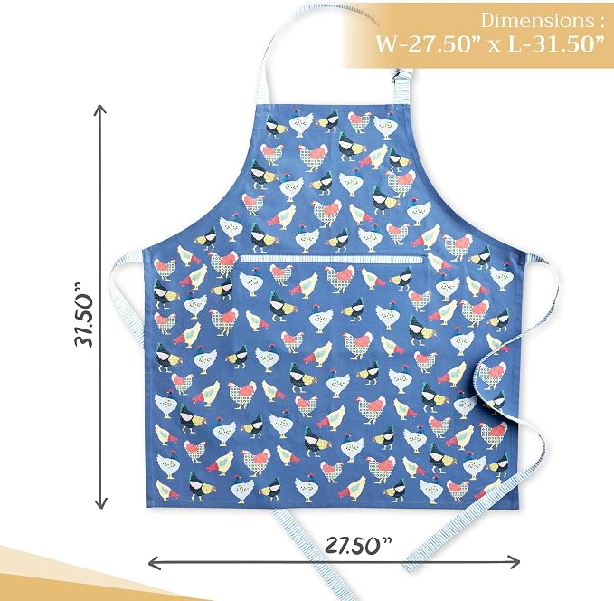 Maison d' Hermine 100% Cotton Apron - Image 4
