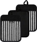 Alselo Silicone Pot Holders Set of 3 Heat Resistant & Non Slip Potholders by Alselo-Enjoyahealthylife