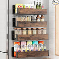 Vetacsion 4 Pack Moveable Fridge Magnetic Spice Racks by HOMESTORAGE