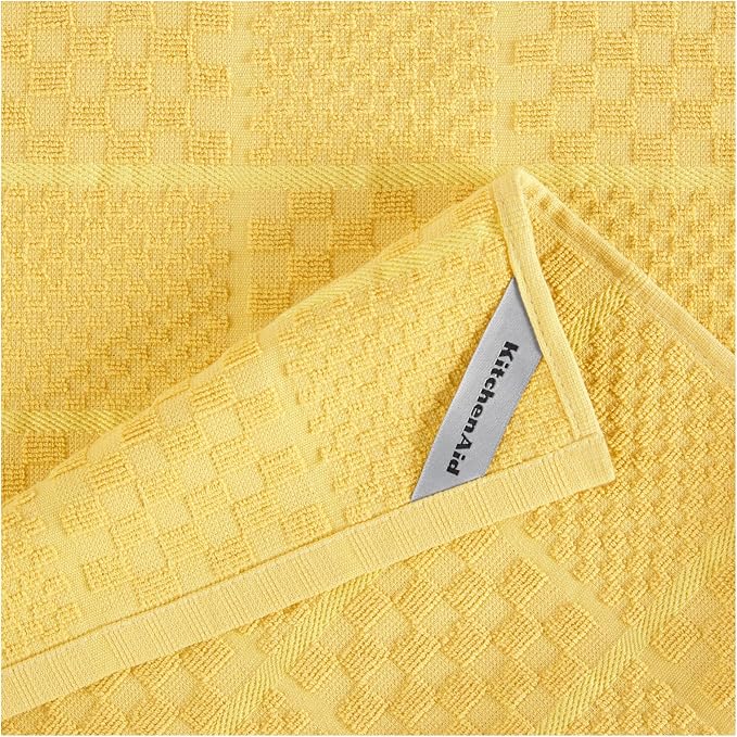 KITCHENAID Quilted Cotton Terry Cloth Oven Mitt, Pot Holder, Kitchen Towel - Image 6