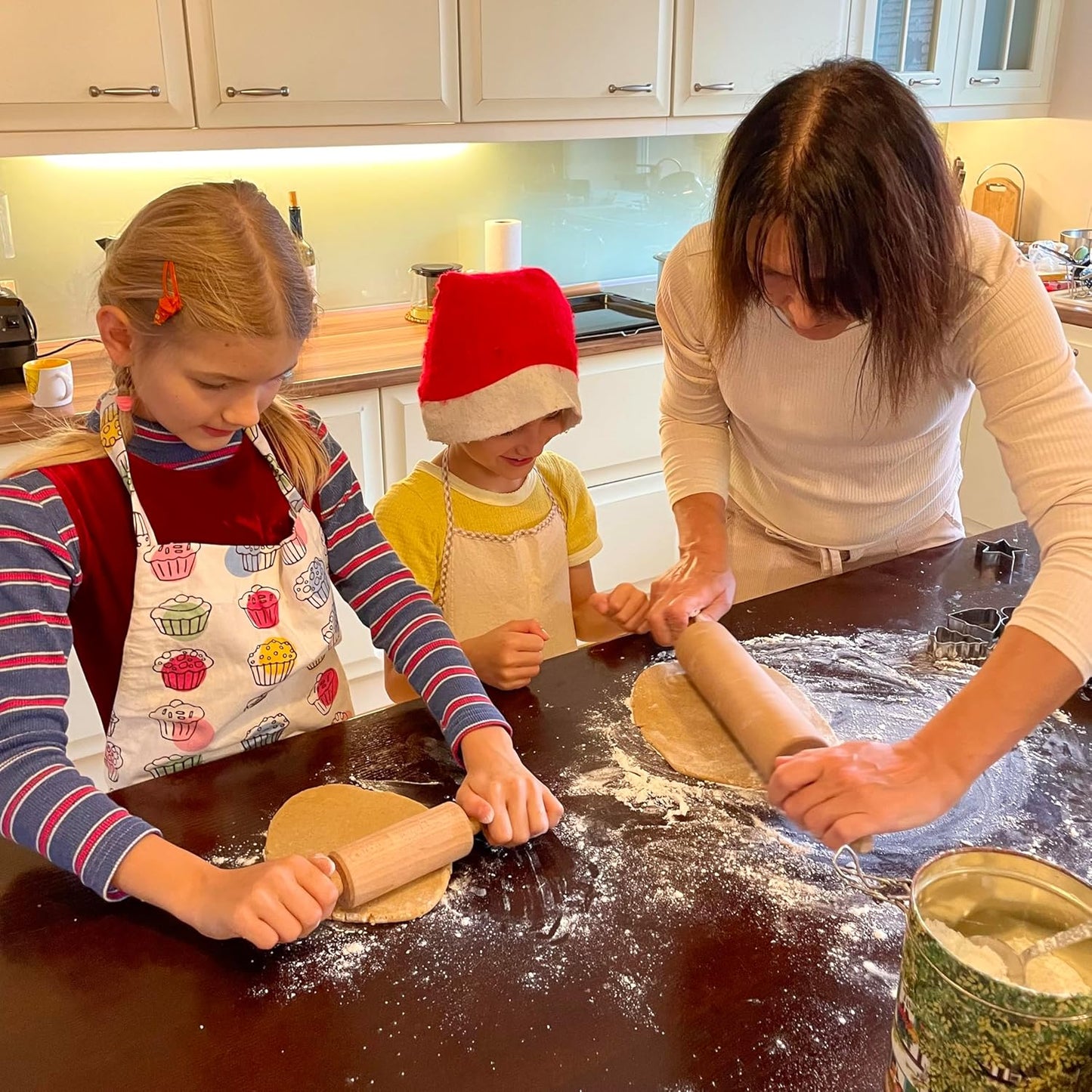 FUNNY SQUIRRELS PATTERN EMBOSSING ROLLING PIN LASER ENGRAVED ROLLING PIN WITH SQUIRRELS for EMBOSSED COOKIES