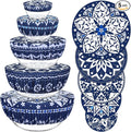 5 Pieces Bowl Covers Reusable, 5 Size Elastic Cloth Bowl Covers by Revahope