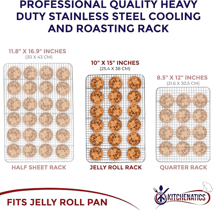 KITCHENATICS Jelly Roll Cooling Racks - Image 2