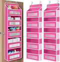 JARLINK 2 Pack Over The Door Organizer Storage, 5 Shelf Hanging Door Organizer by JARLINK