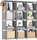 Mavivegue Book Shelf, 12 Cube Storage Organizer, DIY Bookcase, Metal Cube by Mavivegue