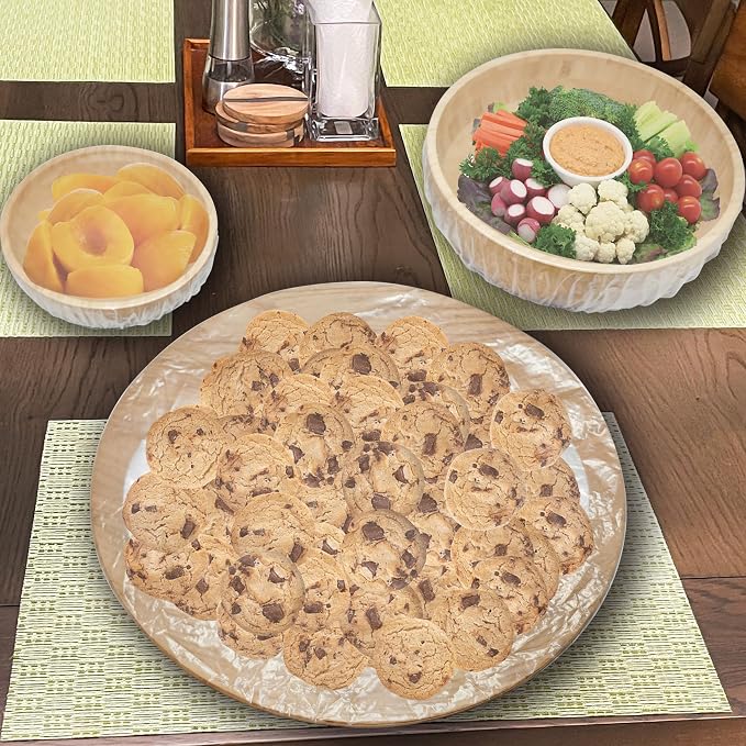 Culinary Elements Reusable Bowl Covers, Fits Larger Bowls and Platters - Image 3